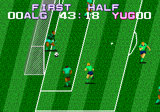 Tecmo World Cup (USA) In game screenshot